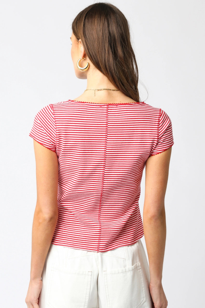 Tahni Striped Top