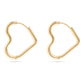 Large Heart Hoops