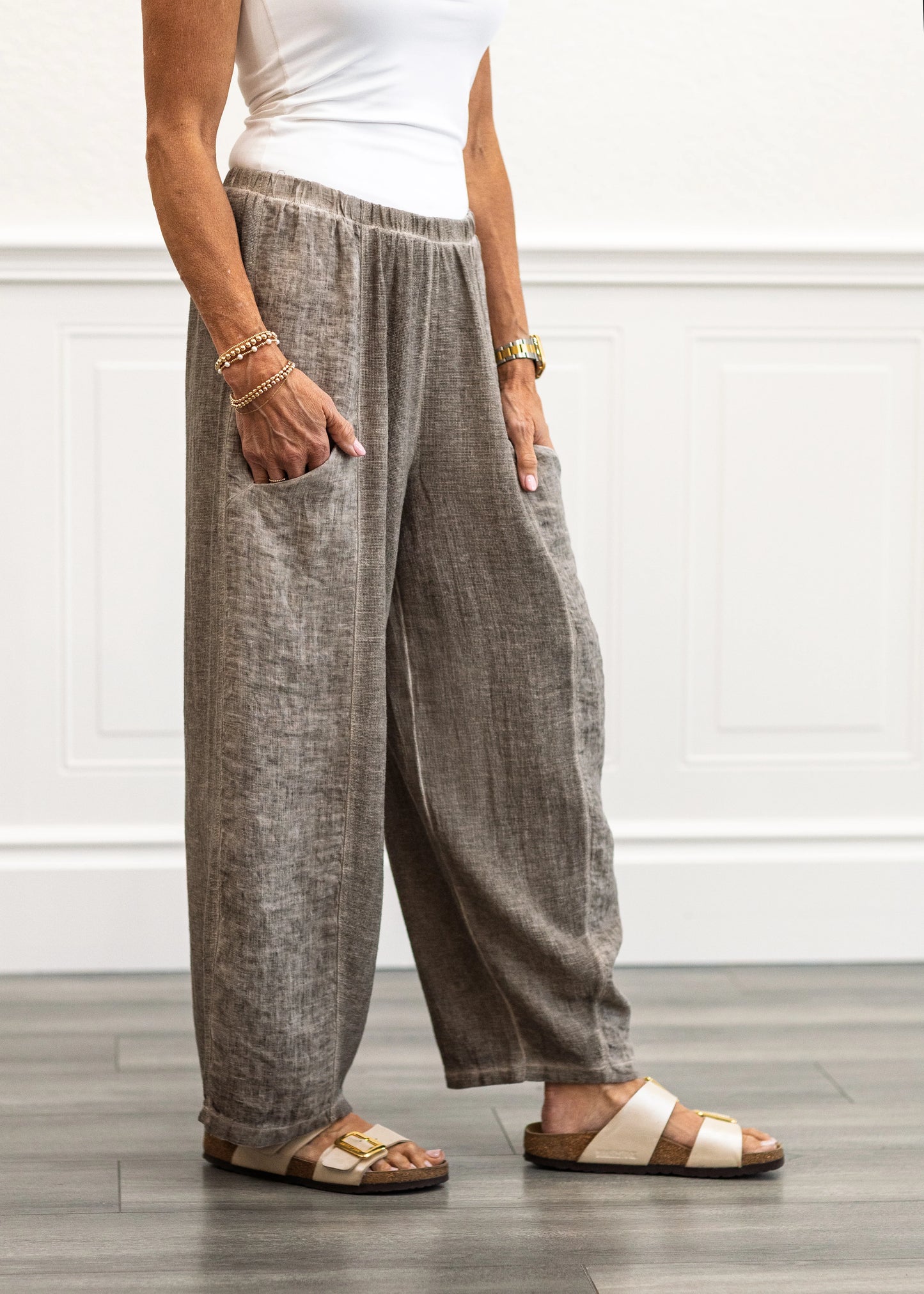 Linen Balloon Pant