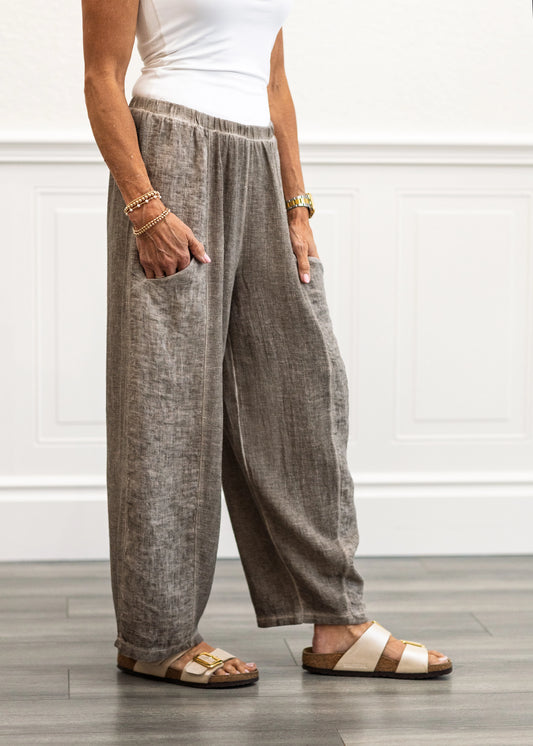 Linen Balloon Pant