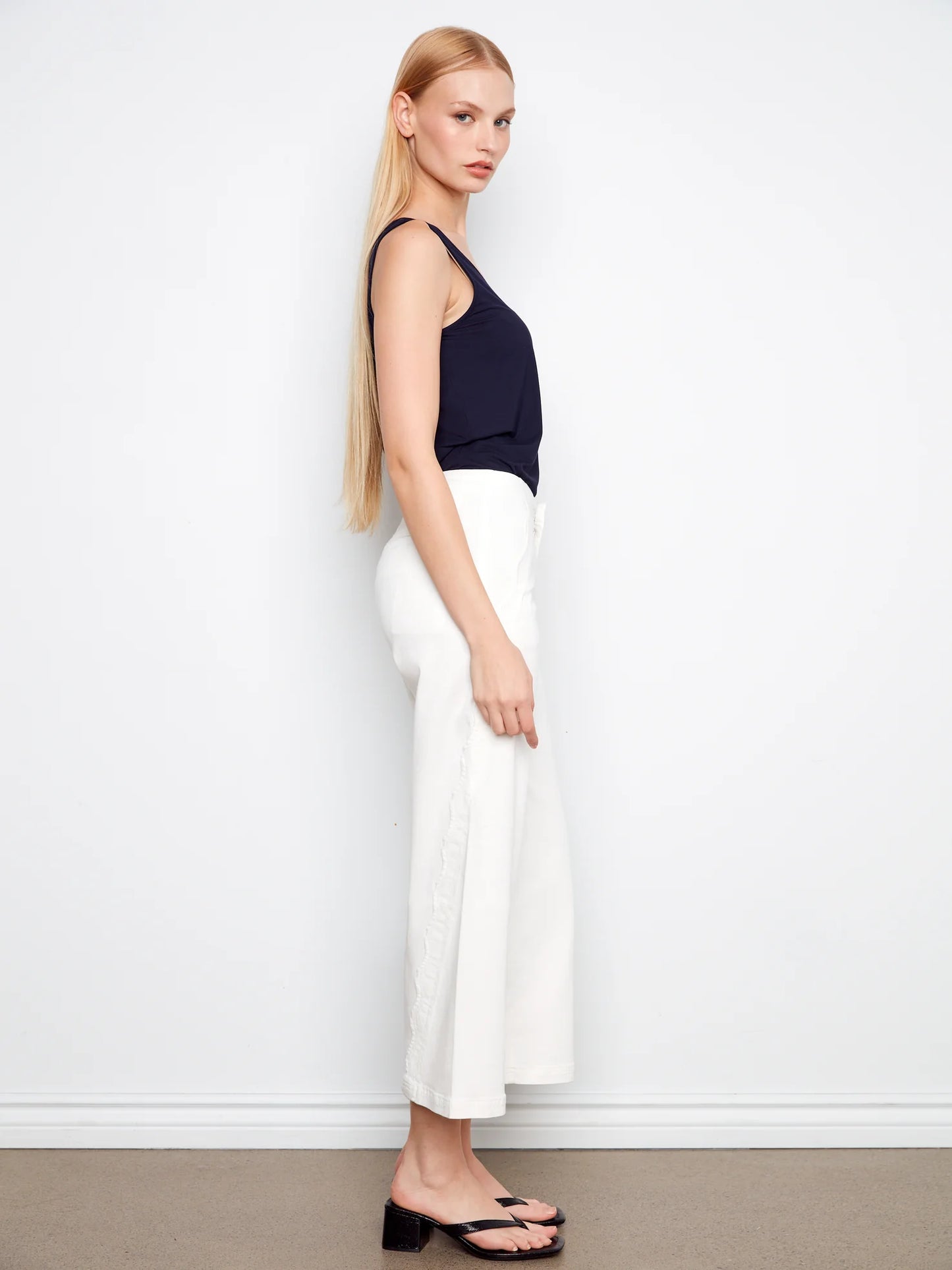 Scallop Edge Wide Leg