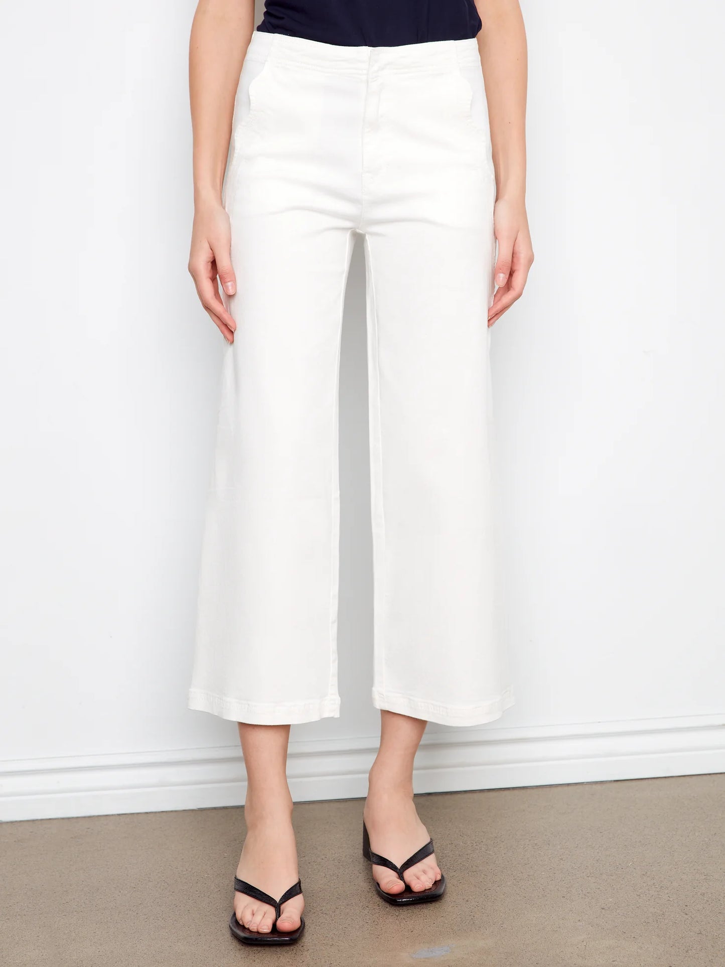 Scallop Edge Wide Leg