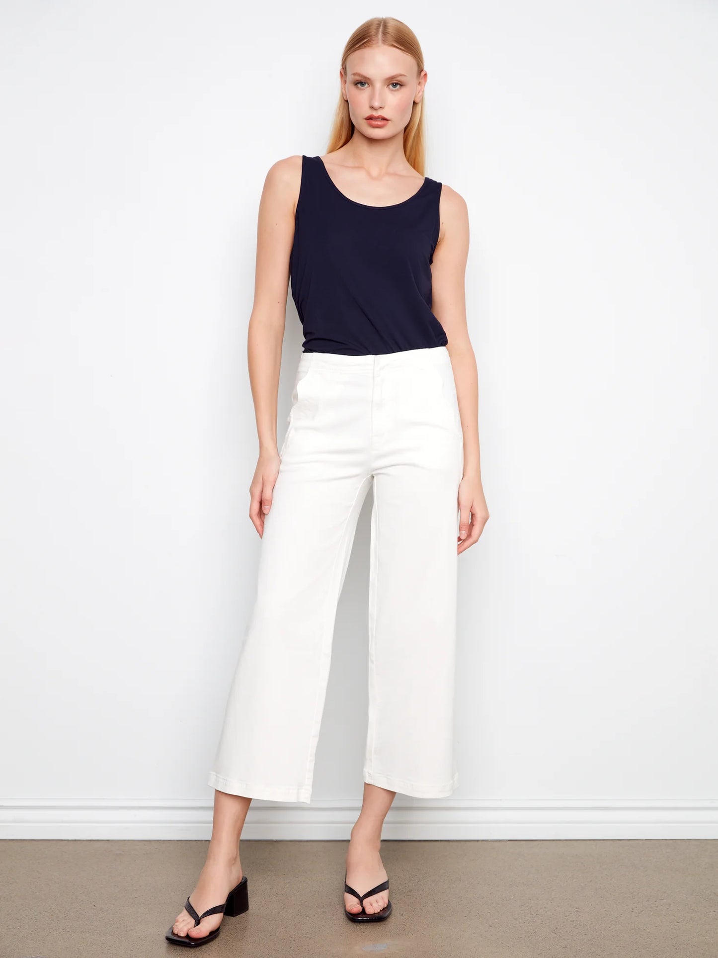 Scallop Edge Wide Leg