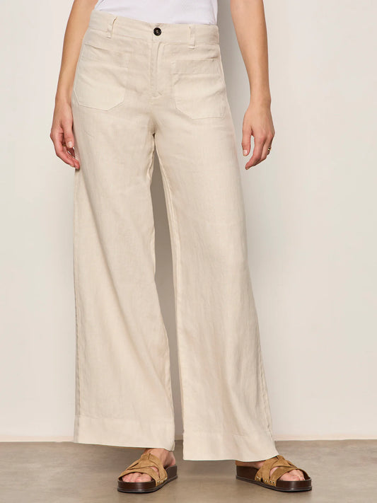 Linen Marine Wide Leg
