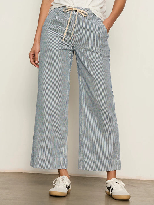 Lily Stripe Crop Pant