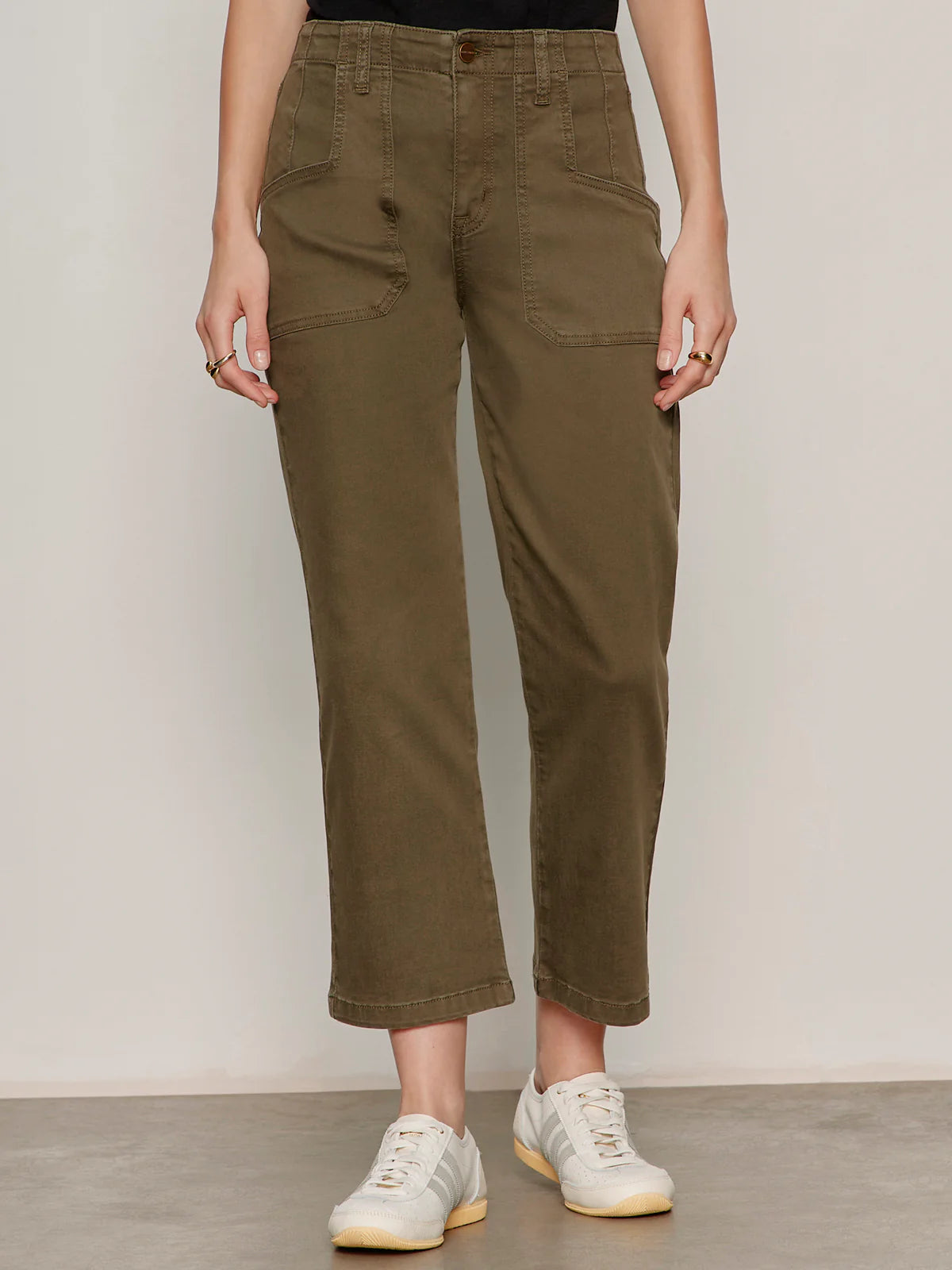 Retreat Crop - Burnt Olive
