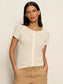 All In Pointelle Top