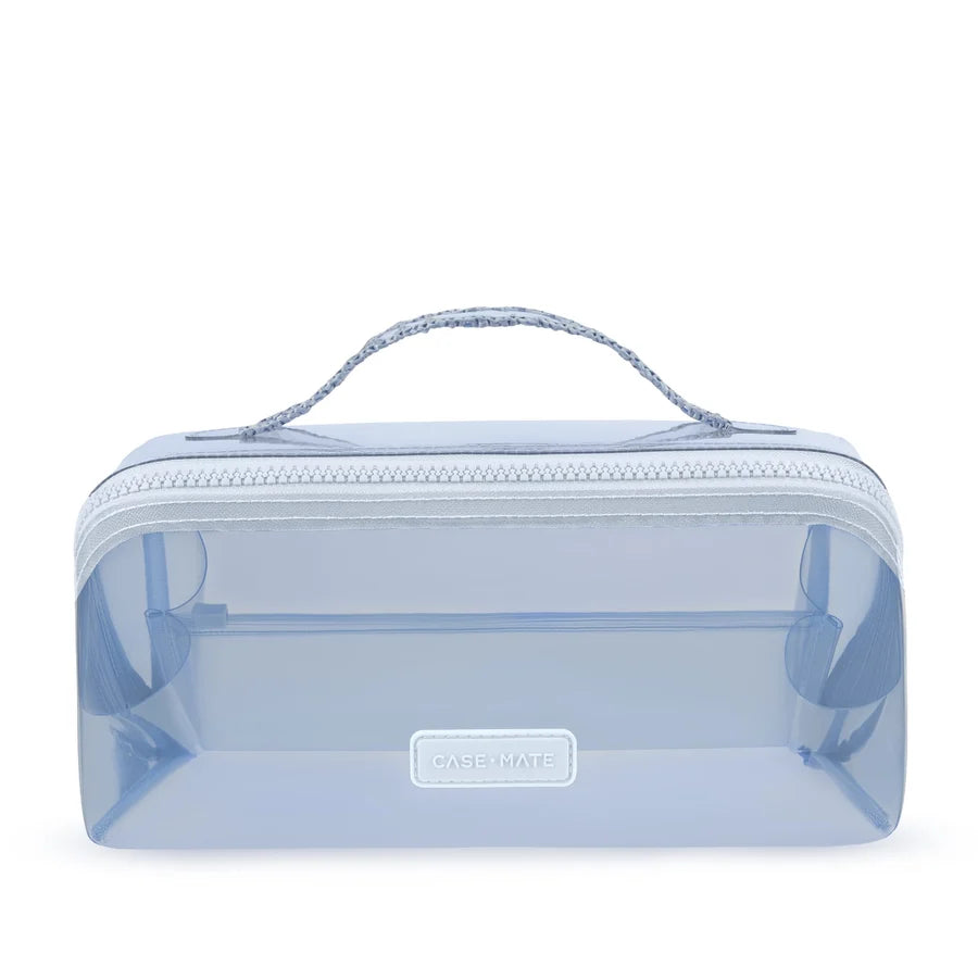 Jelly Cosmetic Bag - Carolina Blue