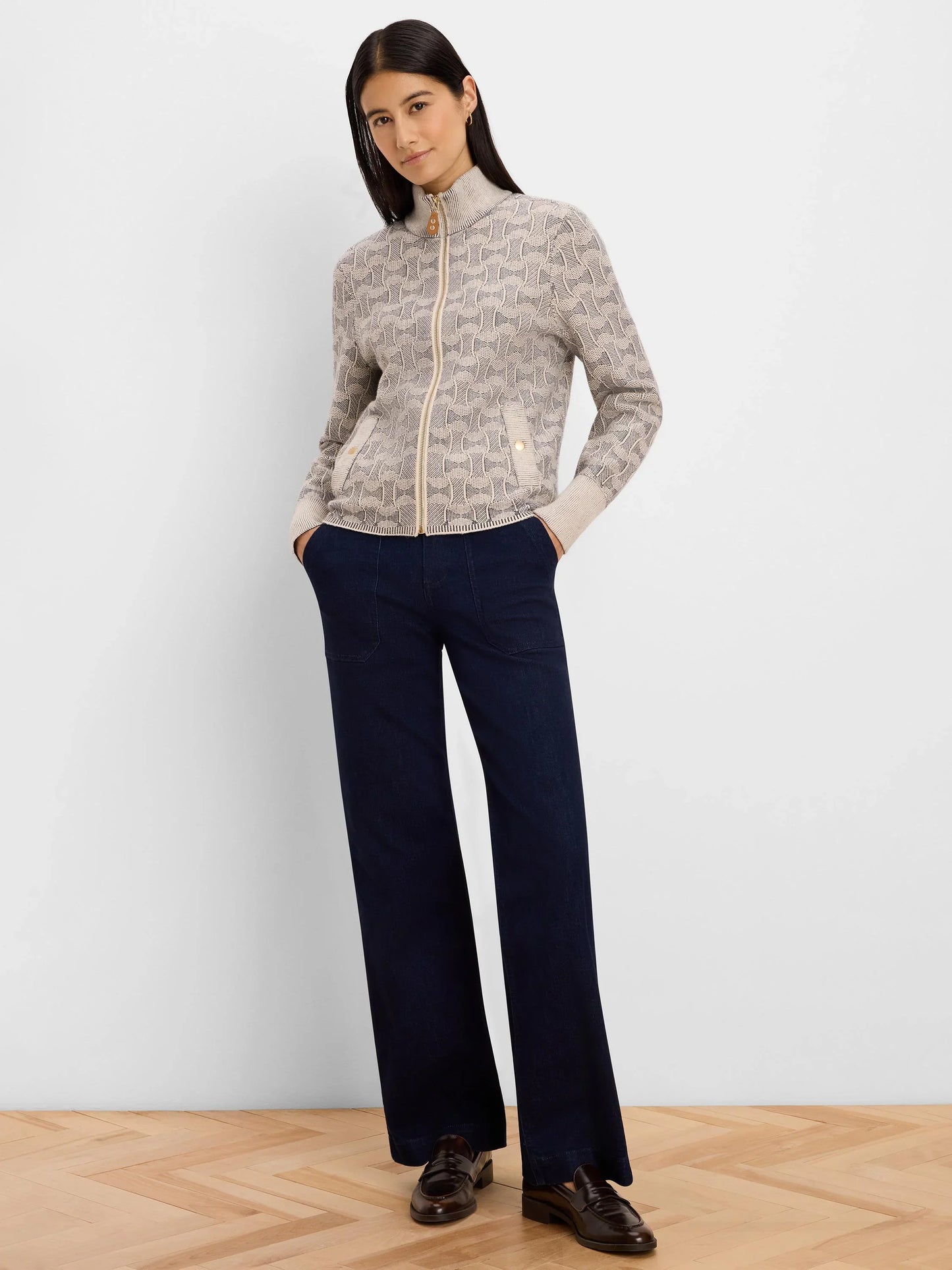 Dapper Swirl Knit Jacket