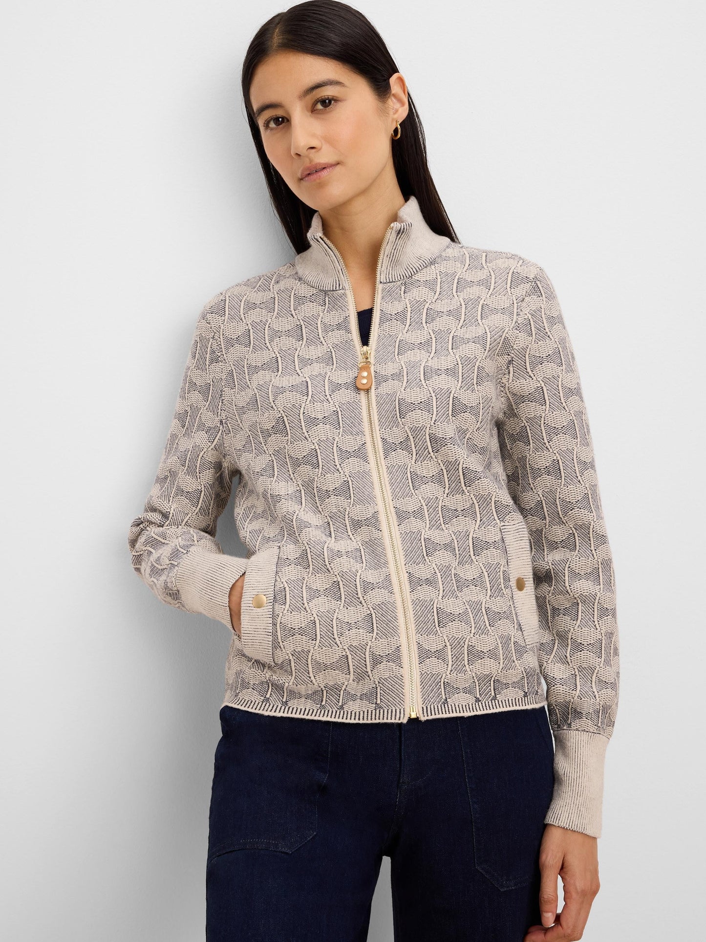 Dapper Swirl Knit Jacket