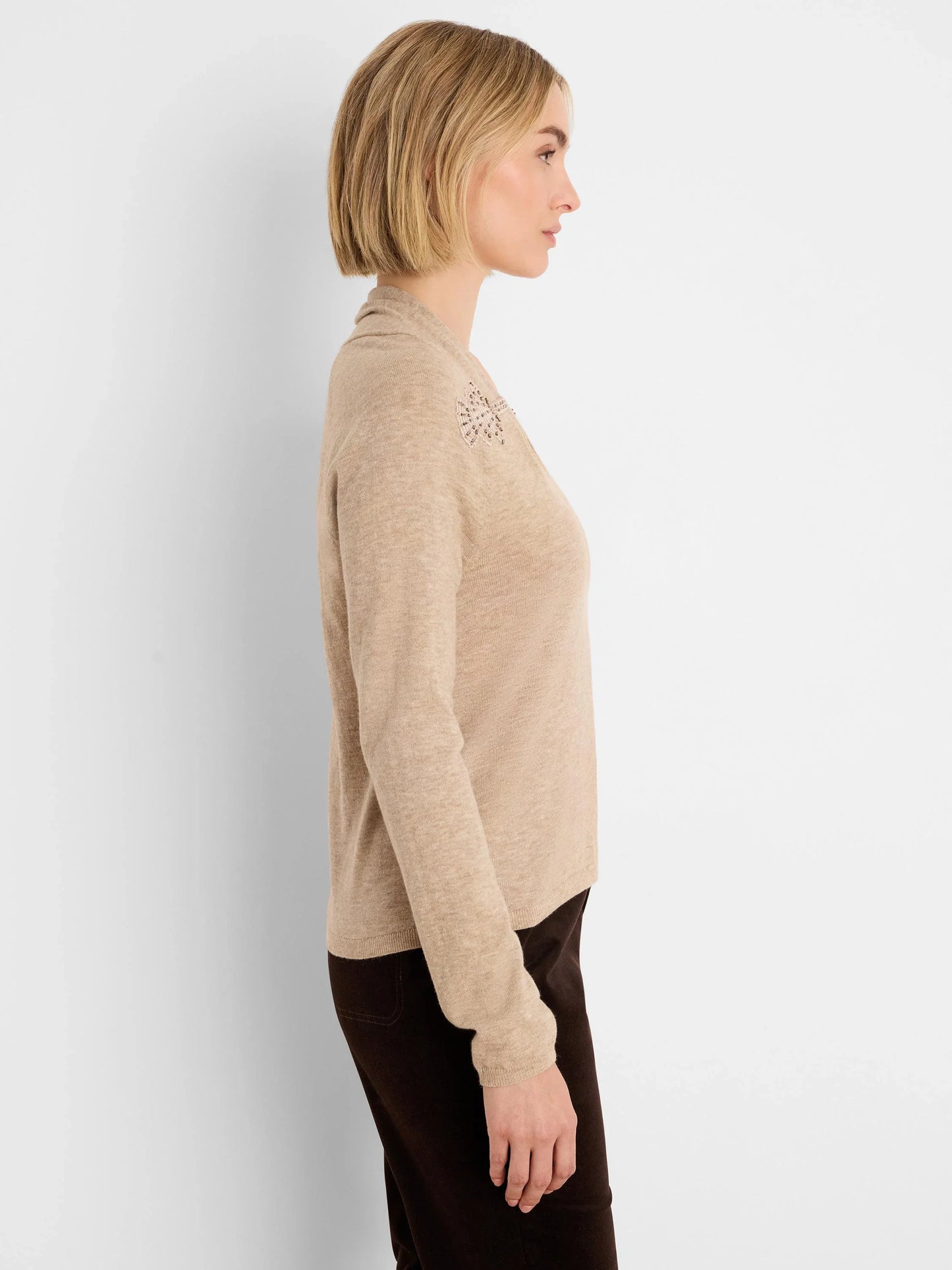 Shimmer Cinch Sweater
