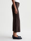 Saige Wide Leg Crop - Burnt Umber