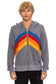 Mountain Chevron Zip - Heather Grey