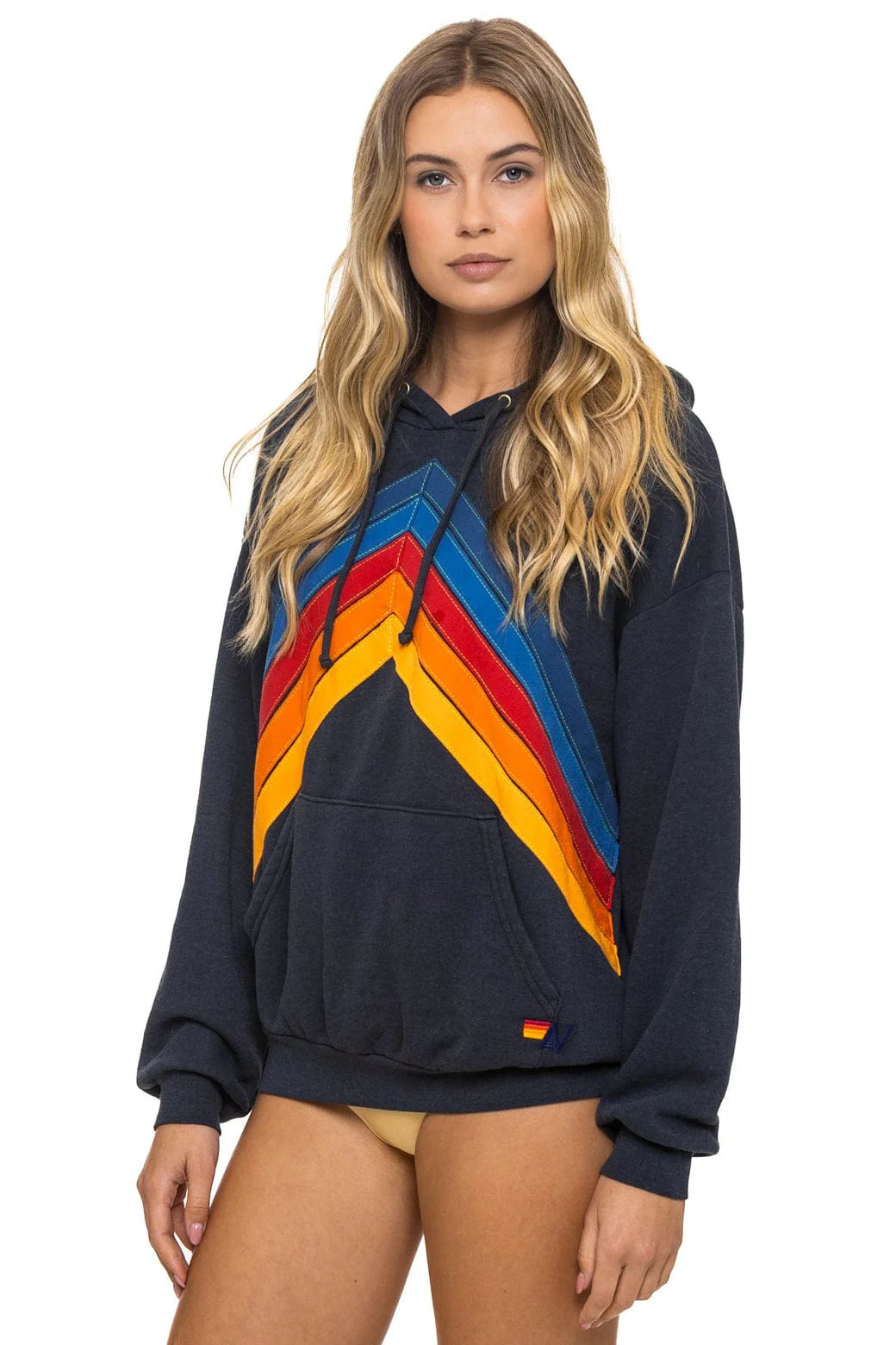 Mountain Chevron Pullover - Charcoal