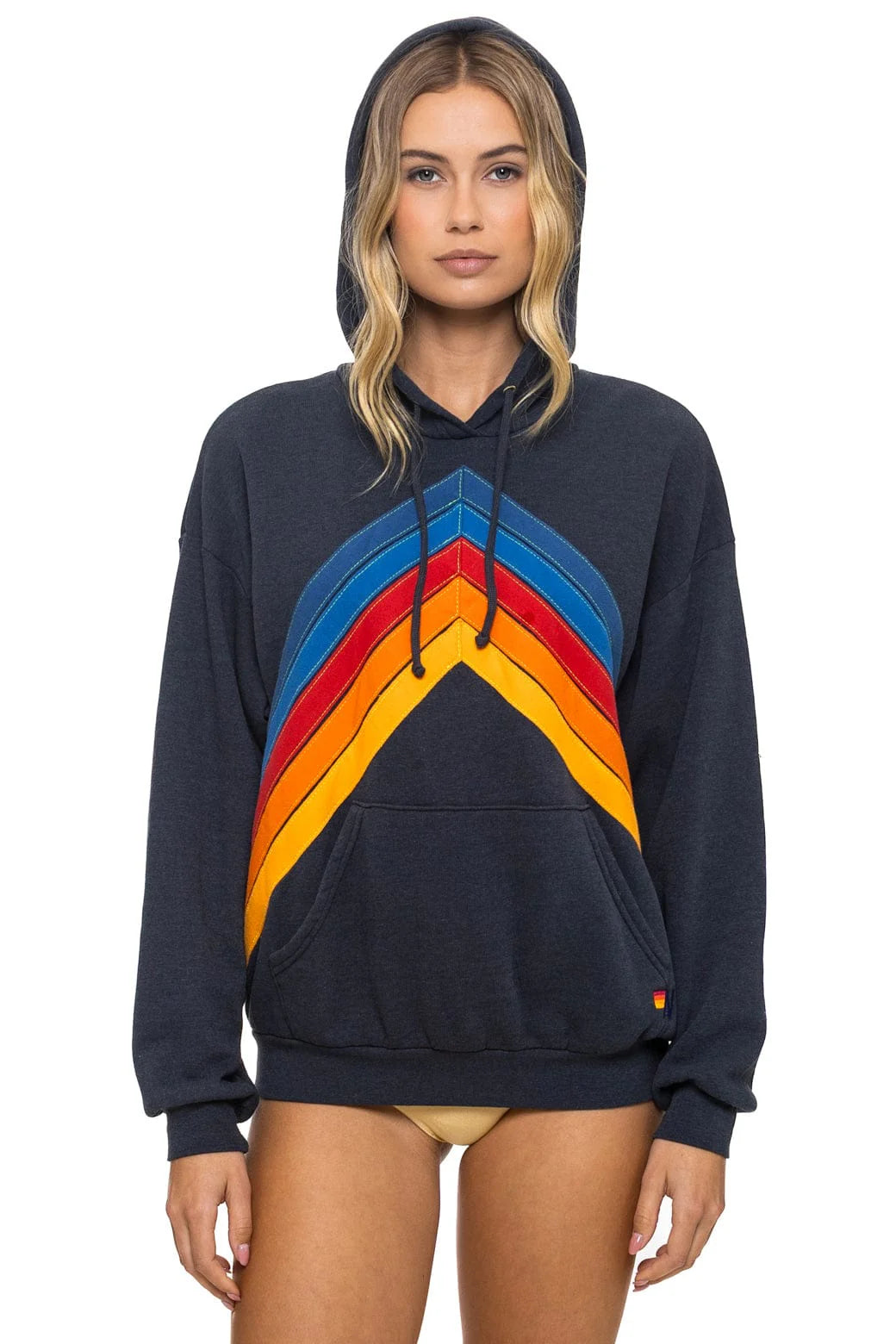Mountain Chevron Pullover - Charcoal