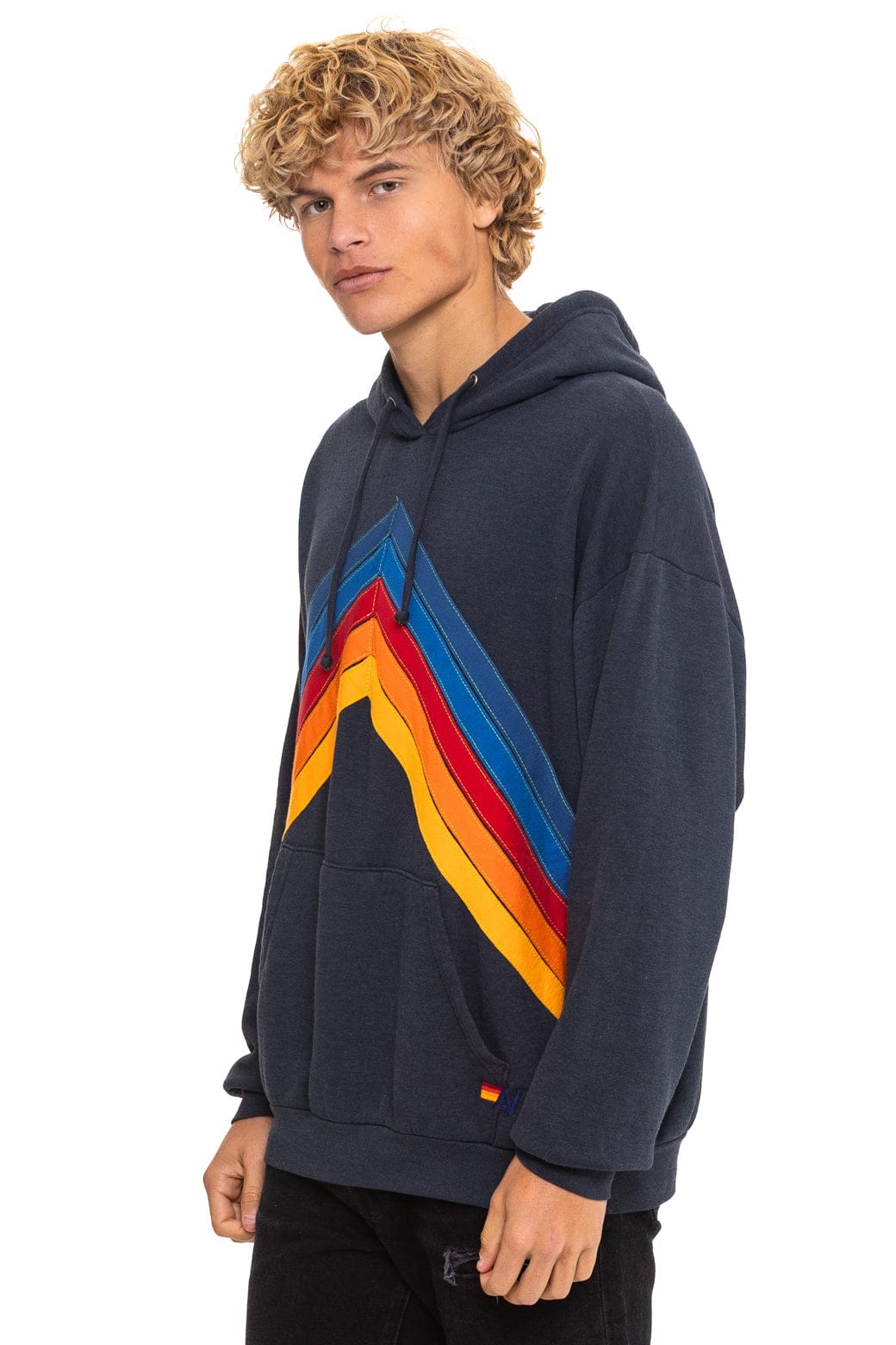 Mountain Chevron Pullover - Charcoal
