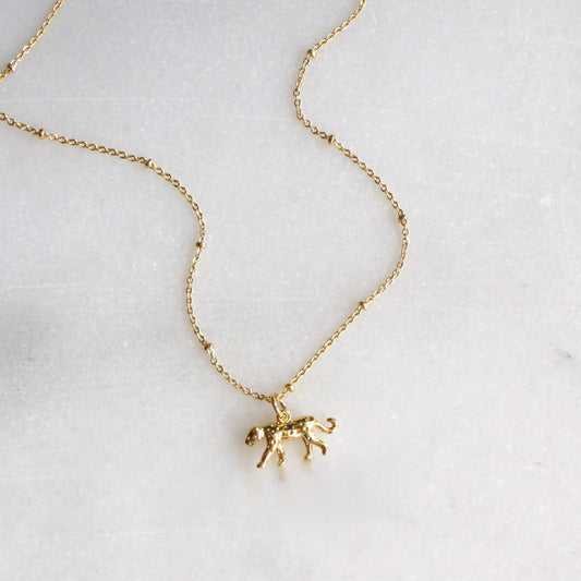 Leopard Pendant Necklace