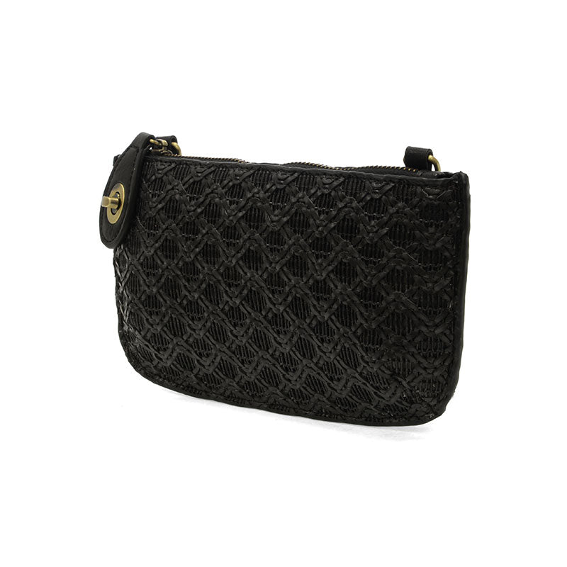 Woven Mini Crossbody Clutch