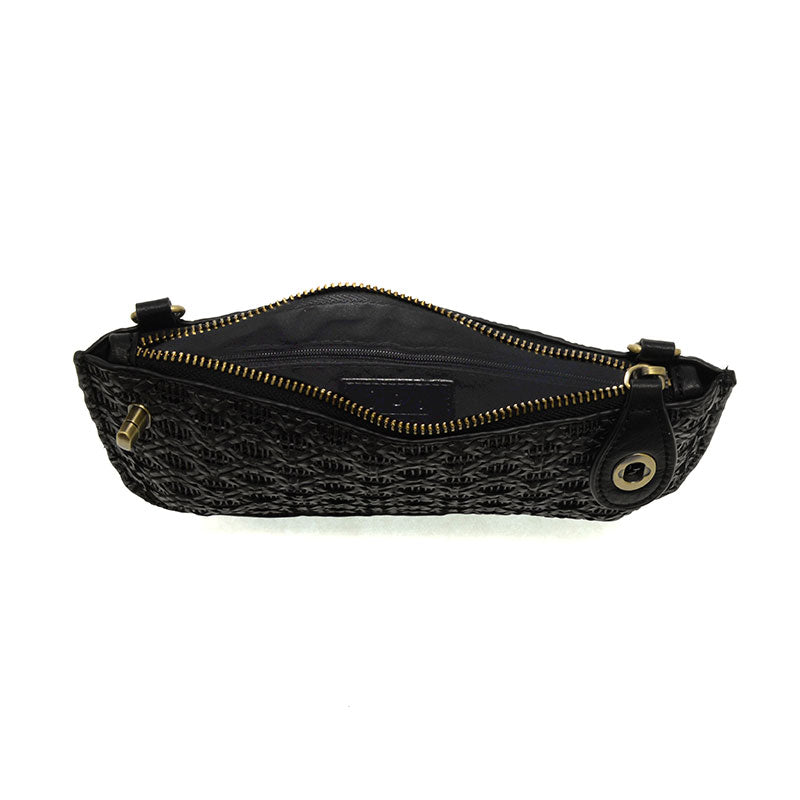 Woven Mini Crossbody Clutch