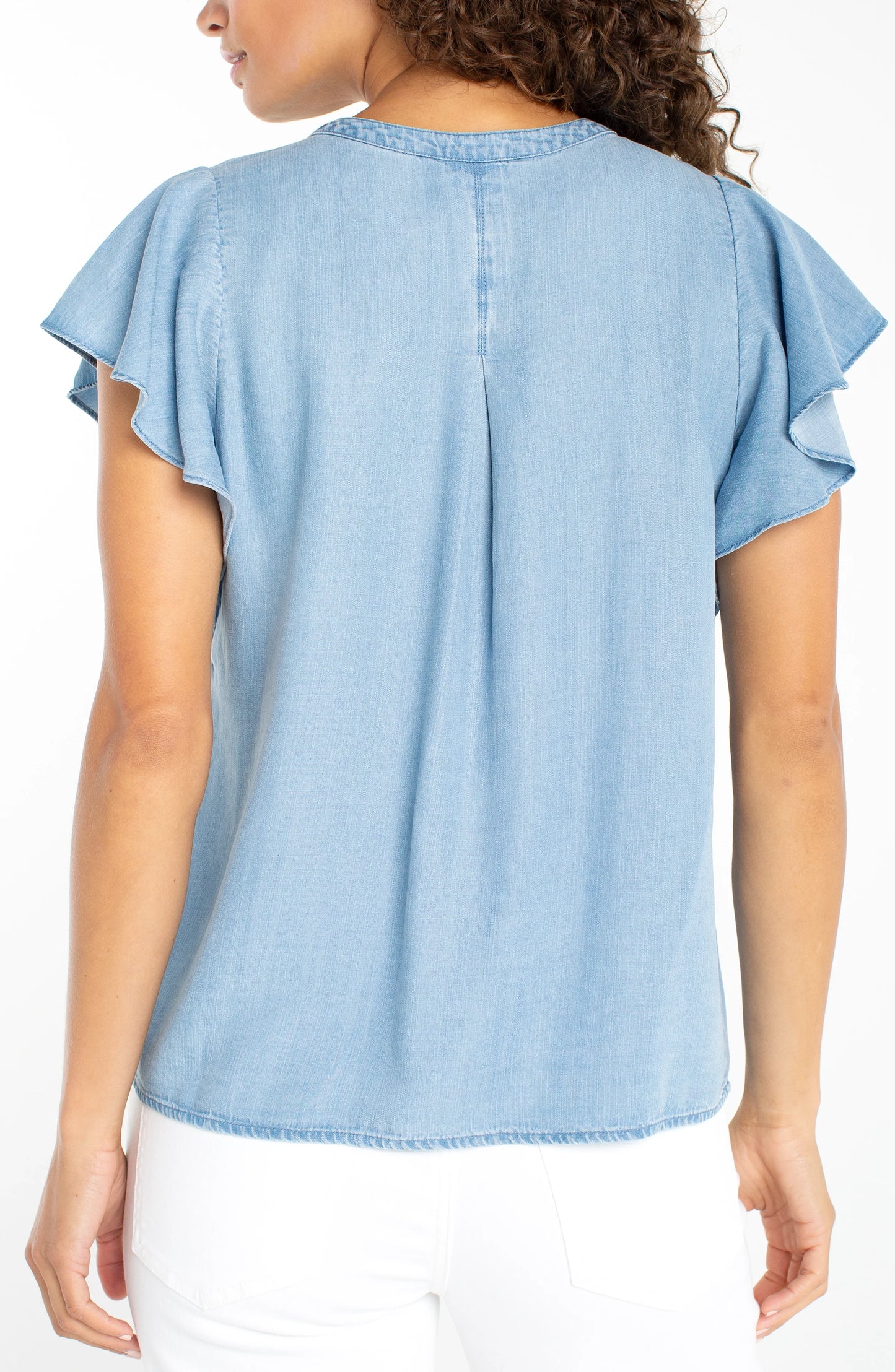 Pintuck Popover Blouse