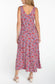 Ruffle Front Floral Dress