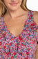Ruffle Front Floral Dress