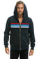 Stripe America Zip - Charcoal