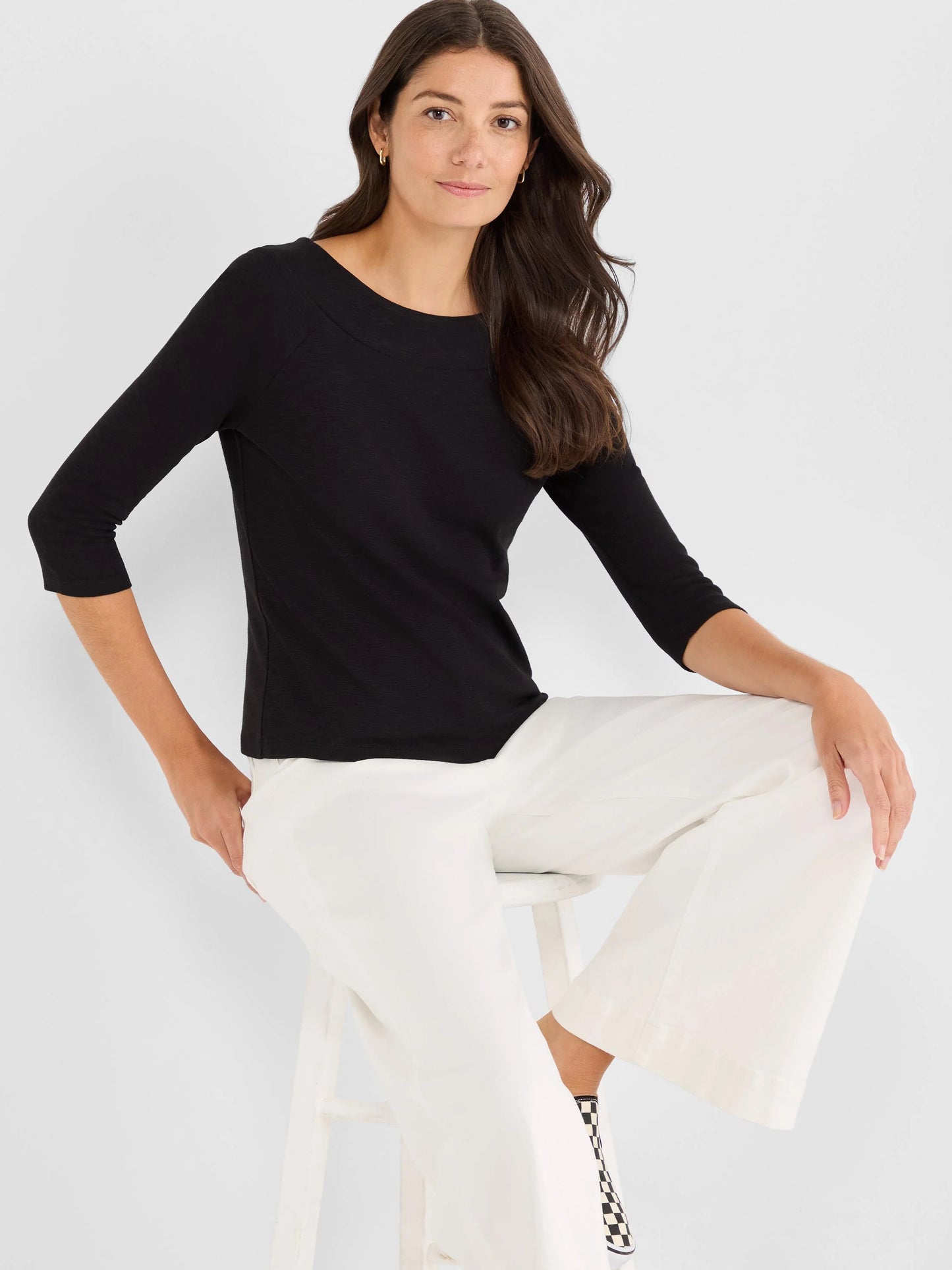 3/4 Sleeve Boat Tee