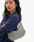 Petit Woven Moyen - Black/Cream