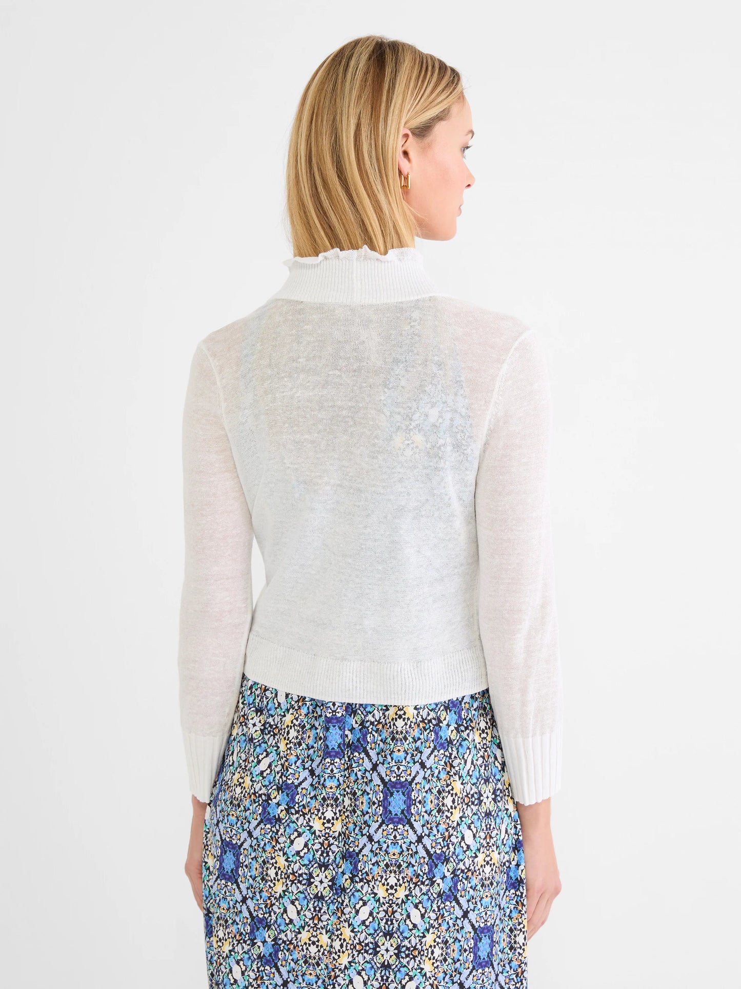 Ruffle Knit Cardigan
