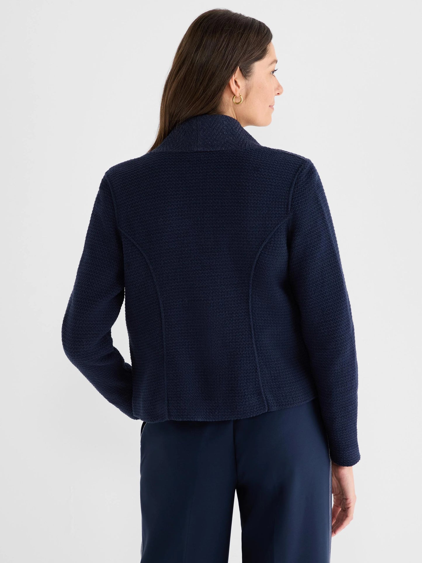 Weave Mix Knit Jacket
