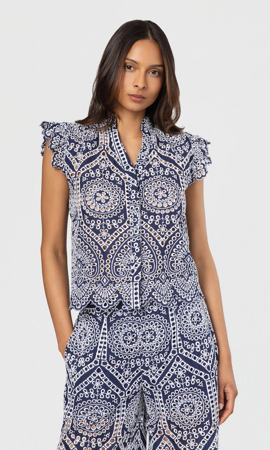 Romy Eyelet Shirt