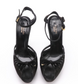 Gucci Black Suede Platform Sandals