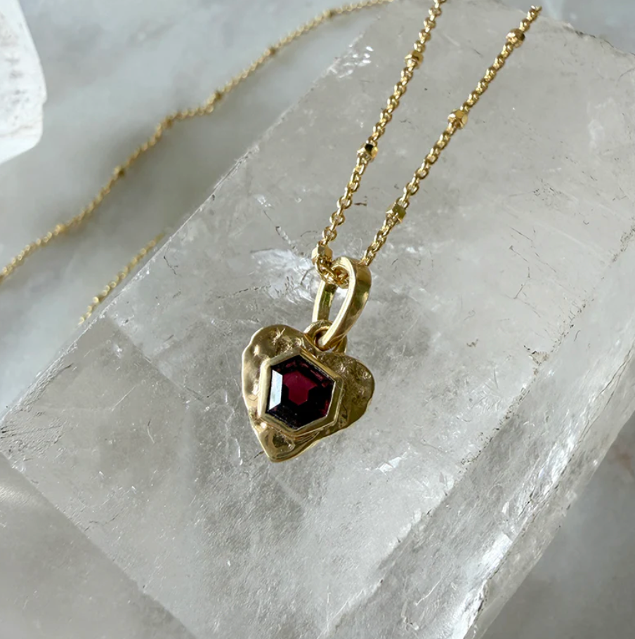 Petite Garnet Necklace