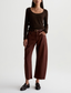 Hattie Crop - Chestnut