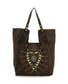 Camelia Shopping Tote - Brown