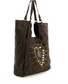 Camelia Shopping Tote - Brown