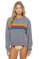 Stripe Crew Sweatshirt - Grey