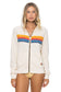 Stripe Zip - Vintage White