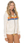 Stripe Zip - Vintage White