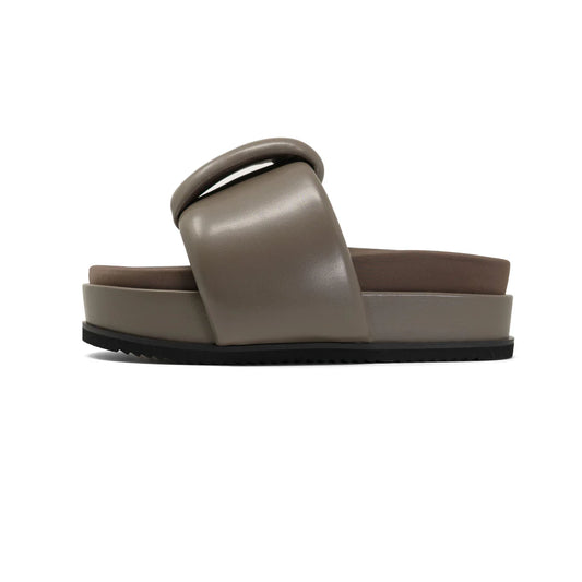 Puffed Knotty Stack Sandal
