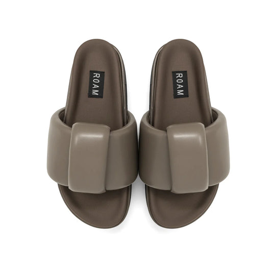 Puffed Knotty Stack Sandal