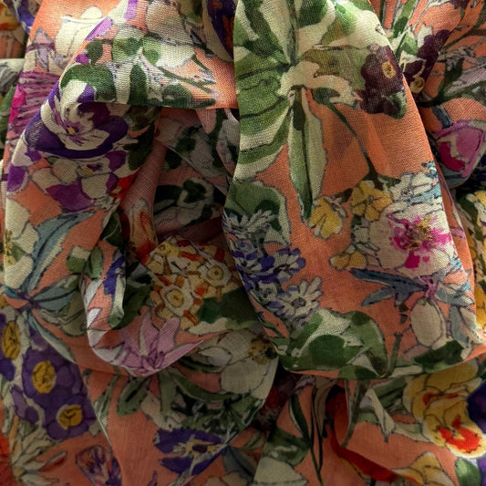 Arden Peach Scarf