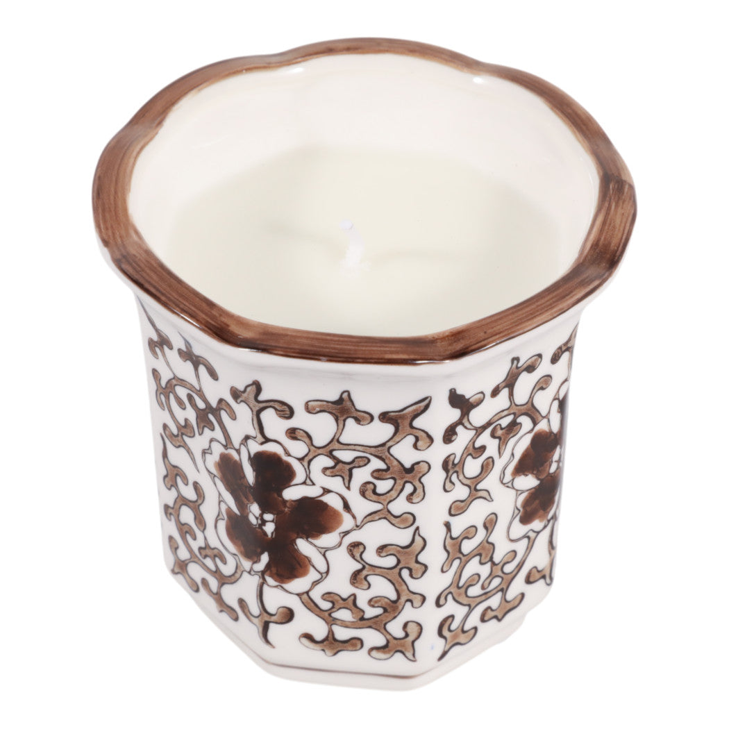 Plumeria Scallop Candle
