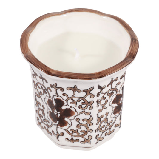 Plumeria Scallop Candle
