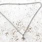 Tiny Crystal Cross Necklace