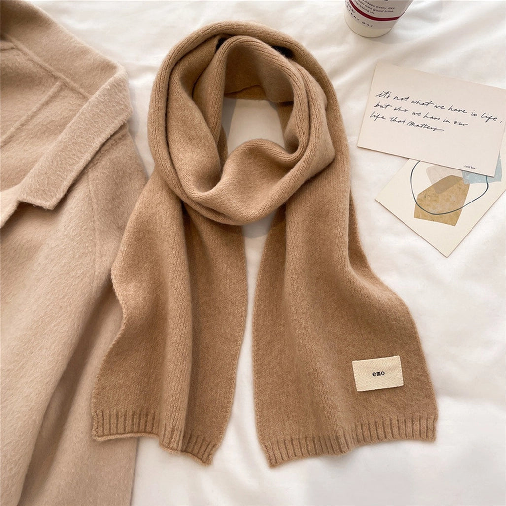 Solid Knit Scarf