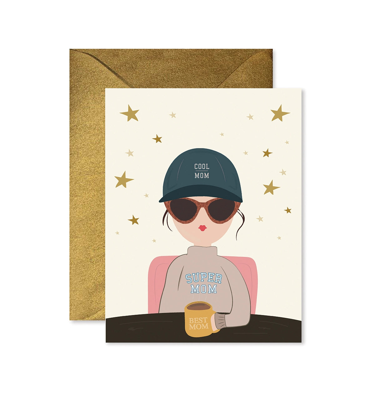 Cool Mom Greeting Card