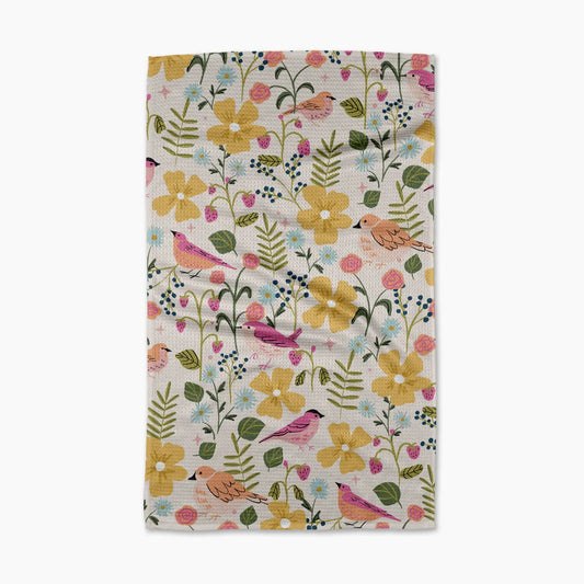 Summer Songbirds Kitchen Towel