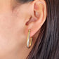 J Hoop Earrings